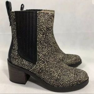 NWT Ugg Australia Cow Hair Ankle boots
